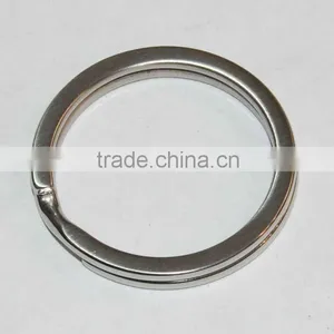 Casting Titanium Snap Hook,titanium 18mm Split Ring,titanium Key Chain,titanium Keyring thumbnail-1