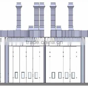 JF Truck Spray Booth for Sale Outdoor Spray Booth Spray Tan Booth thumbnail-5