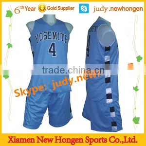 New Style Blank Mesh Basketball Jerseys, European Basketball Jerseys thumbnail-1
