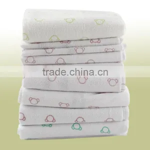 Bamboo Terry Cloth Printed Infant Baby Reusable Underpad / Changing Pad thumbnail-3
