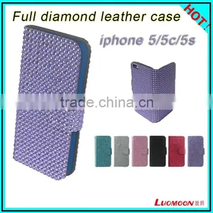 New Flashing Diamond PU Leather Case For Mobile Phone thumbnail-5