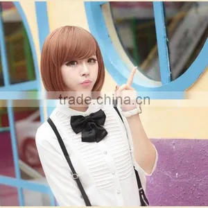 How Shine Hair Wig Hair Bobo Short Curly Bob Wigs Shave 10 Inch Wigs thumbnail-4