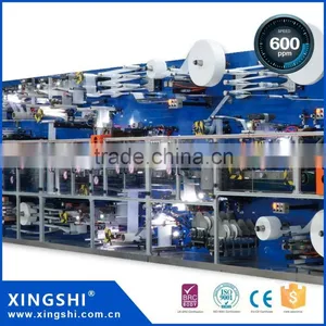 Full Servo High Speed Automatic Disposable Sleepy Ultra Thin Pull-up Baby Diaper Machine thumbnail-2