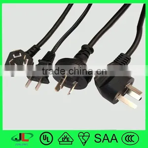CCC ISO Approved China 2 Pin 3 Pin Electrical Cord Plug Power Cable thumbnail-5