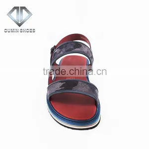 New Designs Flat Comfortable Hot Sell Men Sandals Photo for 2016 thumbnail-3