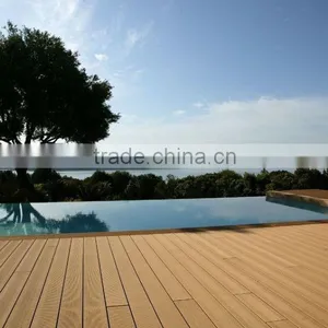 2015 Outdoor Composite Hollow WPC Flooring 150x25mm With CE thumbnail-2