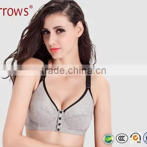 Free Shipping Cutton Women's Nursing Bra Pregnant Womens Nursing Bra Underwear Maternity Breastfeeding Breast Feeding Bra thumbnail-1