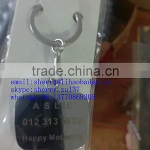 Metal Material Key Ring,blank Zinc Alloy Keychain With Logo Laser Engraved,metal Key Chain thumbnail-1