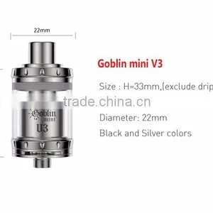 UD New Vapor Tank Wholesale Original Goblin Mini v3 Tank vs Goblin Mini v2 With Velocity Deck thumbnail-2