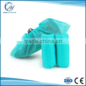 Cheapest Blue / Green Good Quality Disposable Non Woven Shoe Covers thumbnail-1