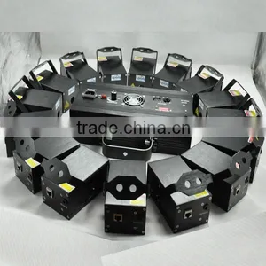 16 Head Mobile Fat Beam Laser Net Curtain Lighting Show System Club Equipemnt thumbnail-6
