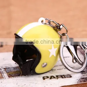 New Motorcycle Helmet Custom Keychain Horseman Keychain Helmet Keychain thumbnail-3