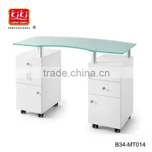 Nail Salon Furniture. Manicure Table. Salon Beauty Manicure Nail Table B34-MT014 thumbnail-1