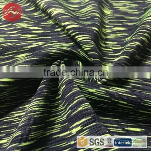 Space Dyed Polyester Spandex Fabric Single Jersey Sports Knit Fabric thumbnail-1