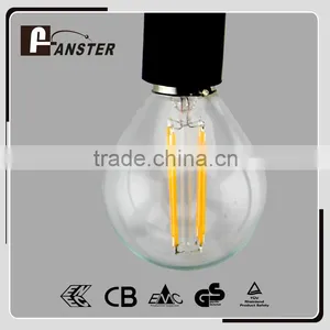 Clear Glass G45 Led Filament Bulb 2W Dimmable Led Bulb Light, 110V E27 Led Filament Bulbs thumbnail-3