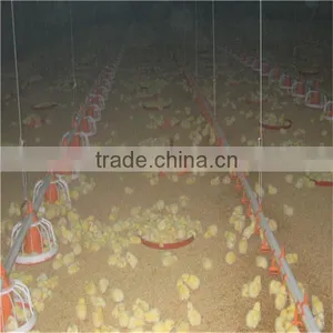 Commercial and Industrial Chicken House Farm Machine Automatic Feeding and Nipple Drinking System Equipment for Poultry Broilers thumbnail-1