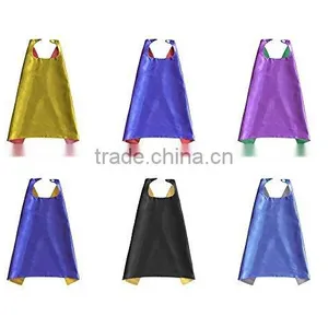 Reversible No Tag Double Ply Super Hero Capes Children Set of 6 thumbnail-3
