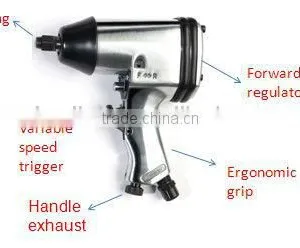 1/2" Firebird Air Impact Wrench thumbnail-1