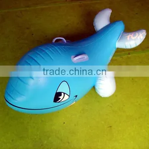 Custom PVC Inflatable Dolphin, Cartoon Inflatable Toy thumbnail-1