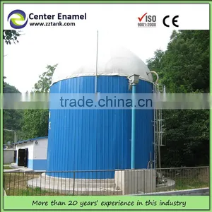 Biogas Equipment With Double Membrane Doom, China Enamel Tank thumbnail-1