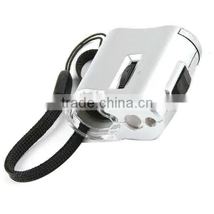Protable Mini 60X Loupe LED Light Magnifier Microscope thumbnail-1