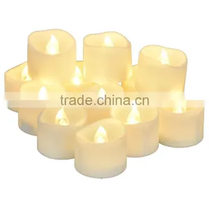 Personalized Handmade Color Painted Decorative Candle With Timer thumbnail-1