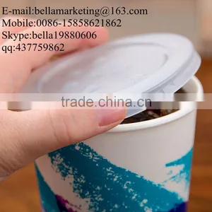 Manufacturer Plastic PS Flat Lid for Beverage Cup Disposable Use thumbnail-2