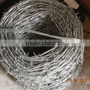 BEST QUALITY,RESONABLE PRICE. PVC Coated Barbed Iron Wire, thumbnail-1