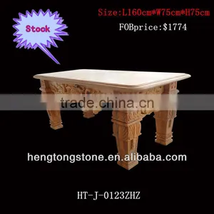 Best Quality Marble Table With Flower Design thumbnail-1