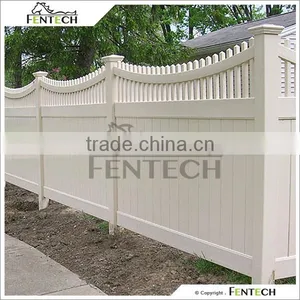 Fentech White Picket Top Plastic Garden Fence Decorative thumbnail-1