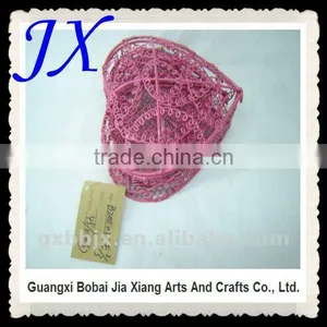 Heart Shaped Pink Wire Love Gift Box Set of Three thumbnail-1