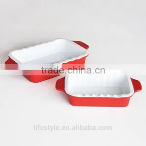 Ceramic Baker Dish, Wholesale Baking Dish, Oval Shape Baking Dish thumbnail-1