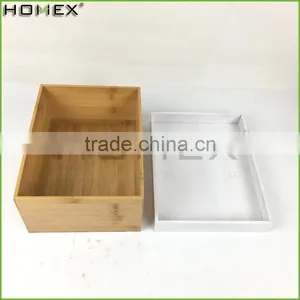 Bamboo Stackable Storage Box Storage Units Homex BSCI/Factory thumbnail-3