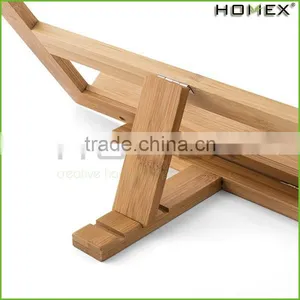 Bamboo Book Stand/ Cookbook Stand for Kitchen Homex-BSCI thumbnail-3