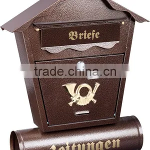 Wall Mounted Cast Iron Italian Mailbox thumbnail-1