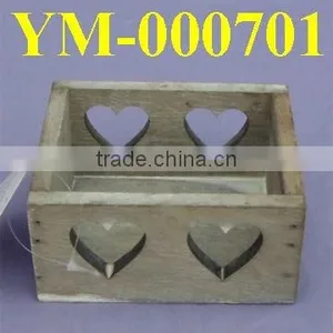 Decorative Wooden Candle Holder thumbnail-1