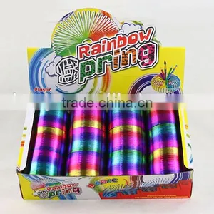 Hot Sale Plastic Colorful Magic Rainbow Spring /promotional Gift Magic Rainbow Circle thumbnail-1