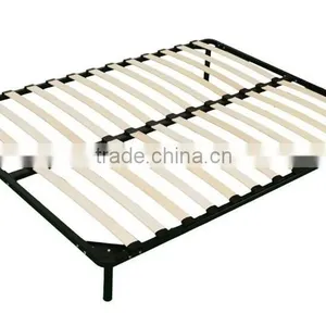 Hot Sell Full Size Wood Slat Bed Frame thumbnail-1