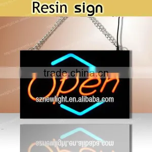 Customized Open Flash Led Sign for Advertising and Promotion . Led Resin Sign / Led Open Sign thumbnail-3