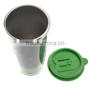 Double Layer Stainless Steel Color Changing Travel Mug thumbnail-2