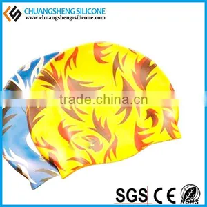 Silicone Swimming Cap, Waterproof Swim Hat thumbnail-1