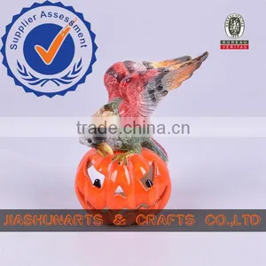 Eagle Pumpkin Halloween Candle Holder thumbnail-1