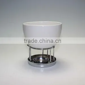 Chocolate Fondue Set With Metal Base thumbnail-1