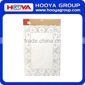 24PCS 30x40cm White Rectangle Greaseproof Disposable Lace Paper Doilies Cake Placemats for Cookies Wedding Cupcake Dessert thumbnail-2