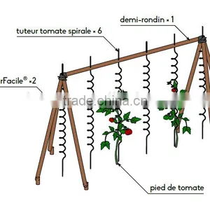 Powder Coated Tomato Spiral Wire thumbnail-2