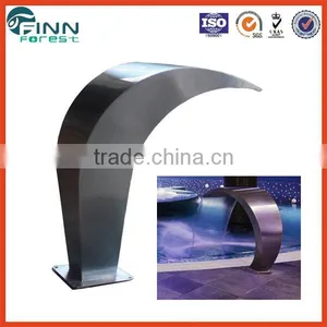Stainless Steel High Quality Cheap Garden Rock Swimming Pool Mini Waterfall Fountains Spa Waterfall thumbnail-5