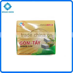 High Quality Square Soft Eraser Rubber Promotional Eraser for Office thumbnail-2