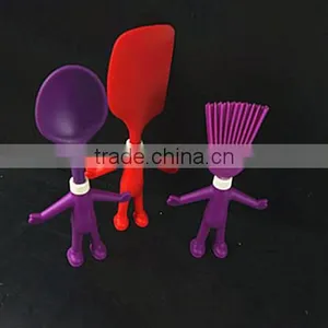 32094 Figure Shape Kitchen Tools Short Spoon Nylon And Silicone Material thumbnail-6