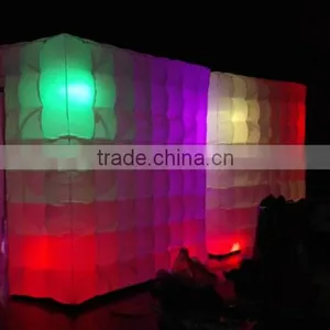 LED Lighting Black Inflatable Photo Booth Commercial Use Inflatable Photo Booth for Sale Custom thumbnail-6