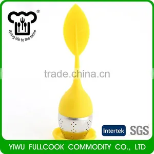 Bulk Wholesale Silicone Strainer Unique Tea Infuser With Retail Box thumbnail-1